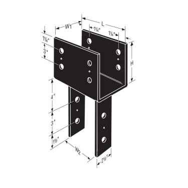 Simpson CC66PC Column Cap .